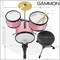 Gammon 3-Piece Junior Drum Set with Throne, Complete Beginner Kit with Bass Drum, Toms, Cymbal, Pedal, and Drumsticks